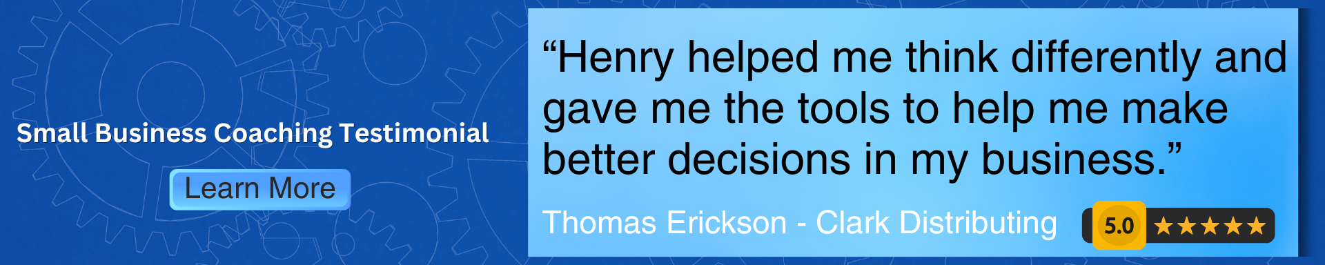 Small Business Coaching Testimonial